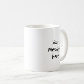 Gepersonaliseerde Latijnse Naam van leraar Magistr Koffiemok (Voorkant rechts)