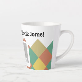 Gepersonaliseerde Latte Mok-bewerkbare afbeelding  Mok