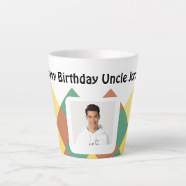 Gepersonaliseerde Latte Mok-bewerkbare afbeelding Mok