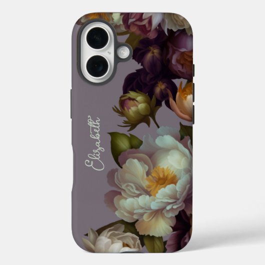 Gepersonaliseerde Lavendel Botanische Bloemen iPho Case-Mate iPhone Case (Achterkant)