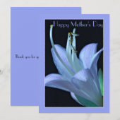 Gepersonaliseerde Lavendel Elegante Bloemen Moeder (Voorkant / Achterkant)