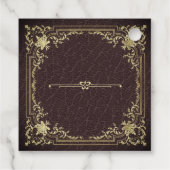 Gepersonaliseerde lavendel kaars bedankjes labels (Achterkant)