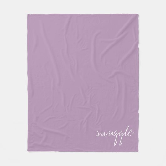 Gepersonaliseerde Lavender Herb Fleece Deken (Voorkant)