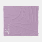 Gepersonaliseerde Lavender Herb Fleece Deken (Voorkant (Horizontaal))
