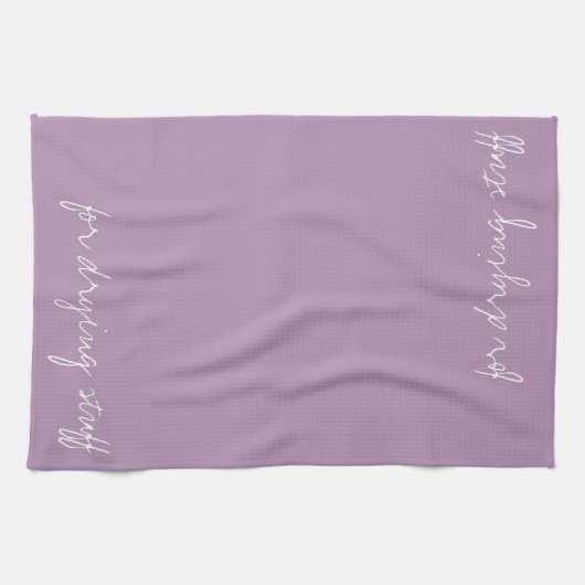 Gepersonaliseerde Lavender Herb Theedoek (Horizontaal)