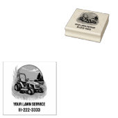 Gepersonaliseerde Lawn Care Landscaping Service Be Rubberstempel (Gestempeld)