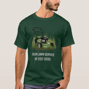 Gepersonaliseerde Lawn Care Landscaping Service Be T-shirt
