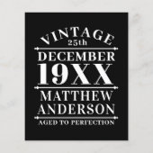 Gepersonaliseerde  leeftijd tot perfecte (Achterkant)