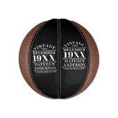 Gepersonaliseerde  leeftijd tot perfecte basketbal (Verticaal)