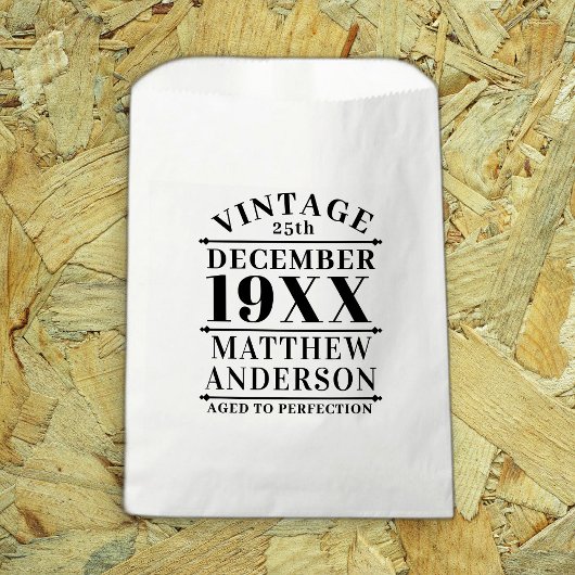 Gepersonaliseerde  leeftijd tot perfecte bedankzakje