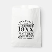 Gepersonaliseerde  leeftijd tot perfecte bedankzakje (Voorkant)