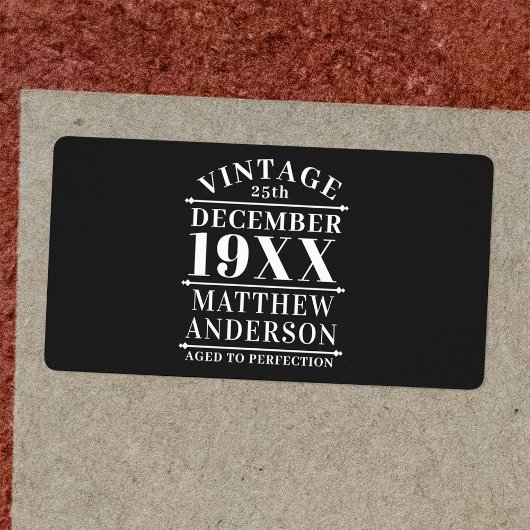 Gepersonaliseerde  leeftijd tot perfecte etiket