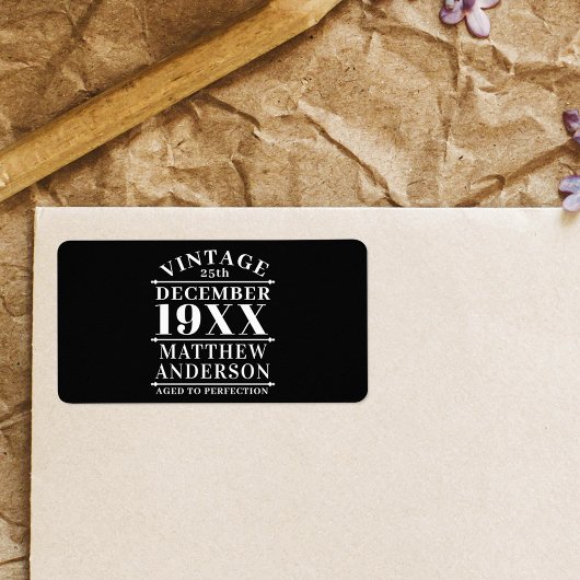 Gepersonaliseerde  leeftijd tot perfecte etiket