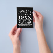 Gepersonaliseerde  leeftijd tot perfecte flyer (Hand)