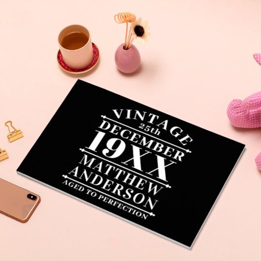 Gepersonaliseerde  leeftijd tot perfecte gastenboek