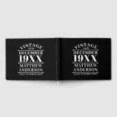 Gepersonaliseerde  leeftijd tot perfecte gastenboek (Volledig)