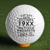 Gepersonaliseerde  leeftijd tot perfecte golfballen