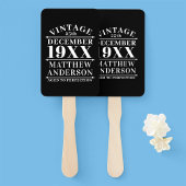 Gepersonaliseerde leeftijd tot perfecte handwaaier