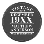 Gepersonaliseerde  leeftijd tot perfecte hockey puck (Voorkant)