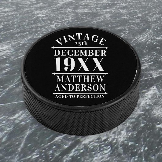 Gepersonaliseerde  leeftijd tot perfecte hockey puck