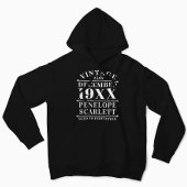Gepersonaliseerde  leeftijd tot perfecte hoodie