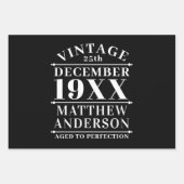 Gepersonaliseerde leeftijd tot perfecte inpakpapier vel (Voorkant)