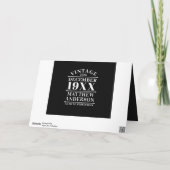 Gepersonaliseerde  leeftijd tot perfecte kaart (Achterkant)