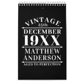 Gepersonaliseerde  leeftijd tot perfecte kalender (Hoes)