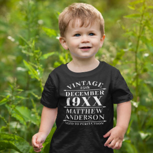 Gepersonaliseerde  leeftijd tot perfecte kinder shirts