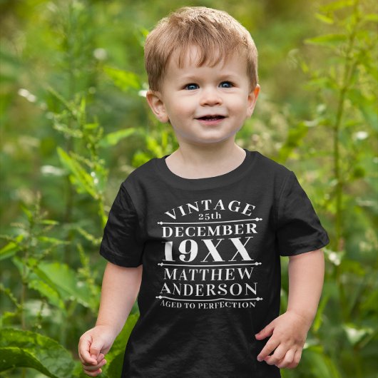 Gepersonaliseerde  leeftijd tot perfecte kinder shirts
