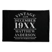 Gepersonaliseerde leeftijd tot perfecte kussensloop (Achterkant)