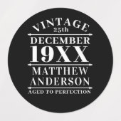 Gepersonaliseerde leeftijd tot perfecte labels (Design 1)