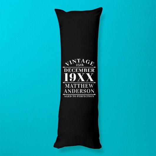 Gepersonaliseerde  leeftijd tot perfecte lichaamskussen