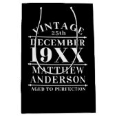 Gepersonaliseerde  leeftijd tot perfecte medium cadeauzakje (Voorkant)