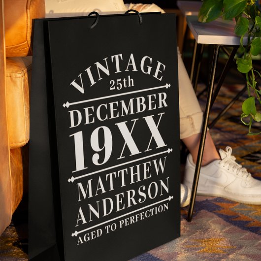 Gepersonaliseerde  leeftijd tot perfecte medium cadeauzakje