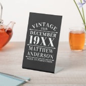 Gepersonaliseerde leeftijd tot perfecte reclamebord met voetstuk (Insitu)