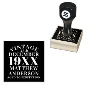 Gepersonaliseerde leeftijd tot perfecte rubberstempel (Gestempeld)