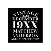 Gepersonaliseerde leeftijd tot perfecte rubberstempel (Afrduk)