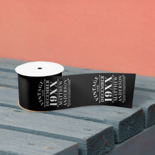 Gepersonaliseerde  leeftijd tot perfecte satijnen lint