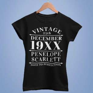 Gepersonaliseerde  leeftijd tot perfecte t-shirt