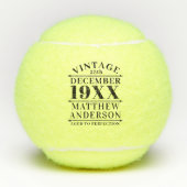 Gepersonaliseerde leeftijd tot perfecte tennisballen (Voorkant)