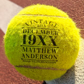 Gepersonaliseerde leeftijd tot perfecte tennisballen