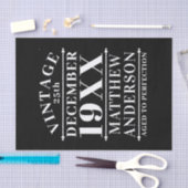 Gepersonaliseerde  leeftijd tot perfecte tissuepapier (Craft)