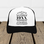 Gepersonaliseerde  leeftijd tot perfecte trucker pet