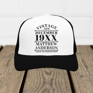 Gepersonaliseerde  leeftijd tot perfecte trucker pet