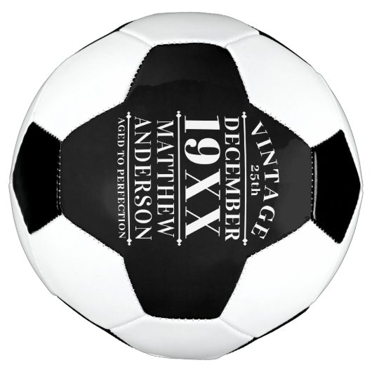 Gepersonaliseerde  leeftijd tot perfecte voetbal (Gedraaid)