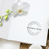 Gepersonaliseerde Lees Liefde Terugkeer Bibliothee Rubberstempel