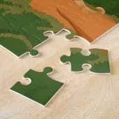 Gepersonaliseerde leeuwen op de Savannah Legpuzzel (Zijkant)