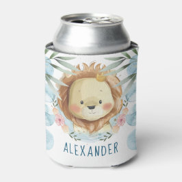 Gepersonaliseerde leeuwenpartij blikjeskoeler