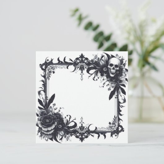 Gepersonaliseerde lege Kaart & Download Sjabloon (Staand voorkant)